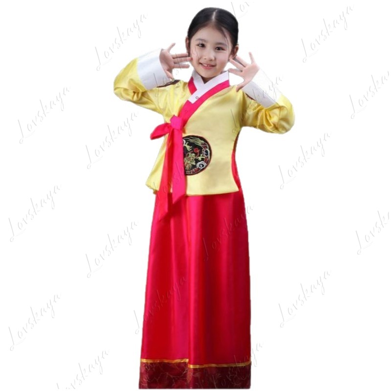 Ethnic Fashion Shoot - Hanbok infantil, meninos e meninas estudiantes,