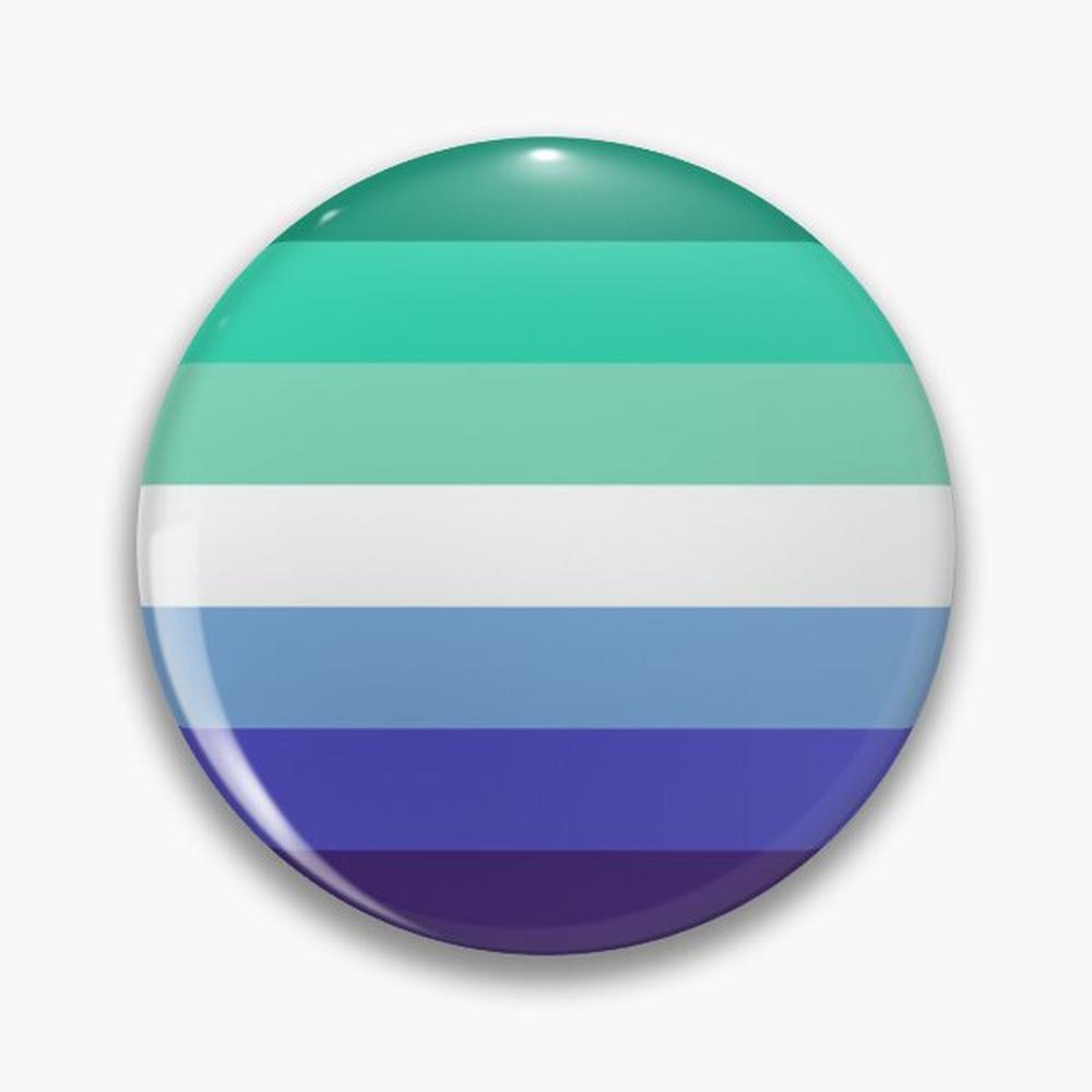 Ethnic Modern Fashion - MLM Gay Pride Flag Pin Botões