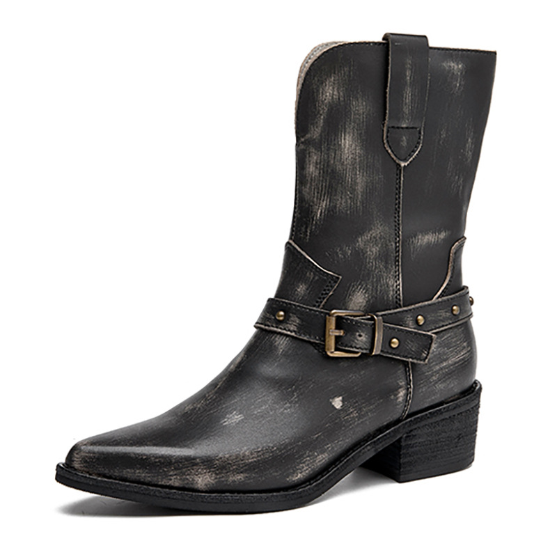 Ethnic Fashion For Ladies - 4.5cm vaca natural couro genuíno étnico