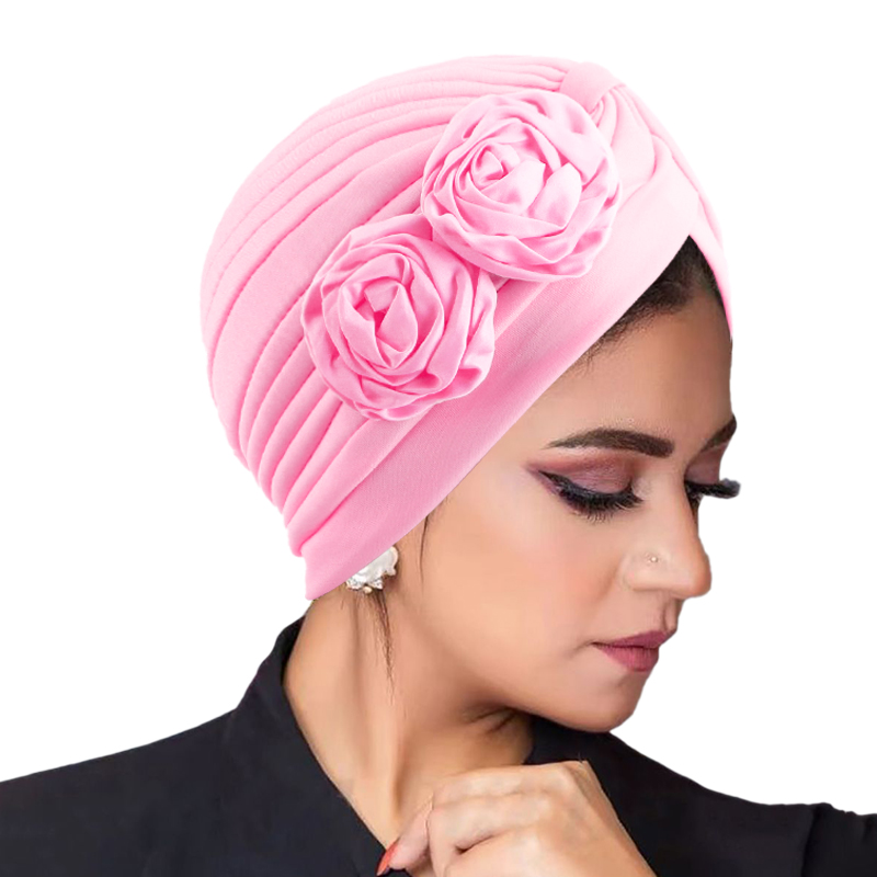 Ethnic Fashion For Ladies - Moda muçulmana flor hijab turbante étnico
