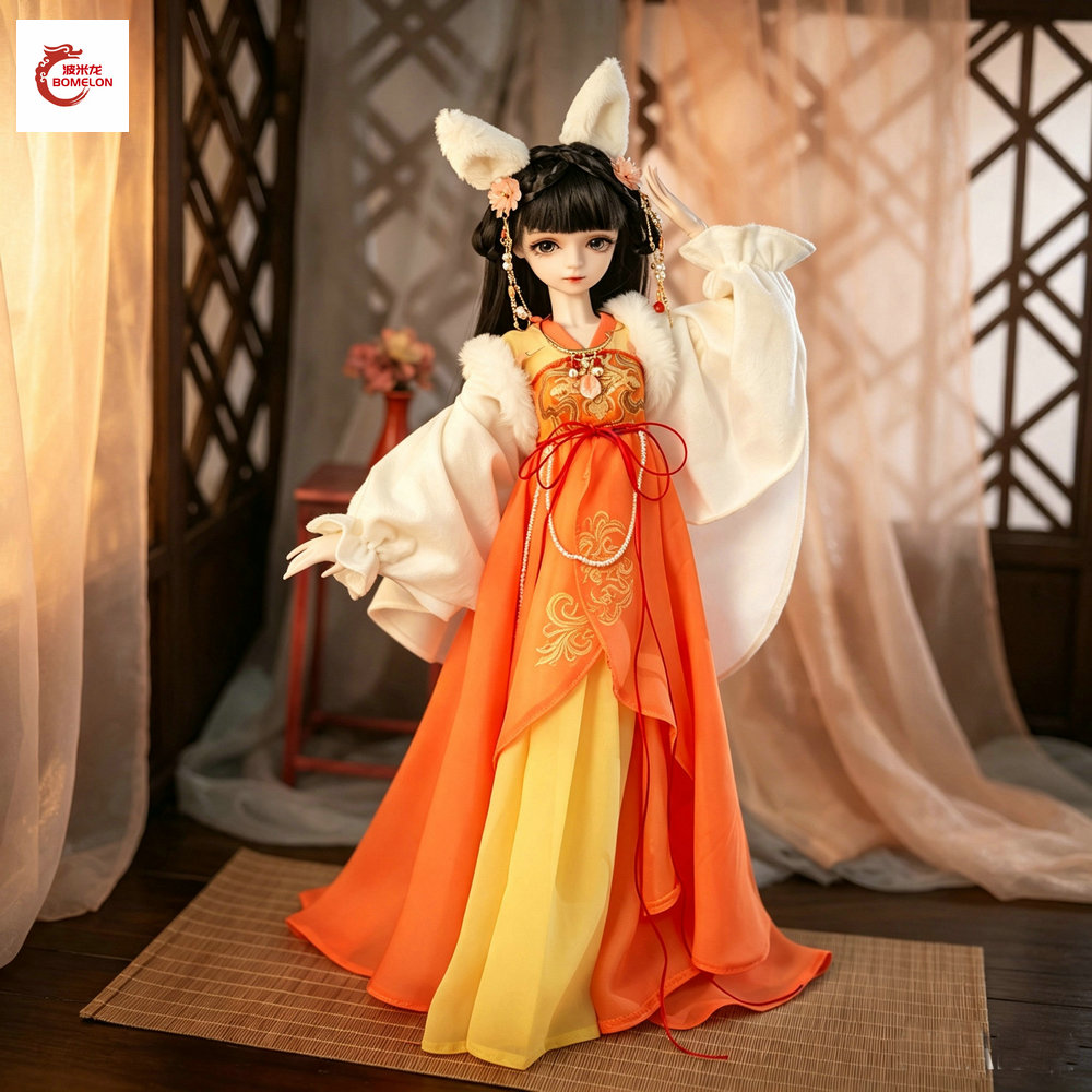 Ethnic Fashion Model - Bonecas BJD Artesanais 1/3 Conjunto Completo