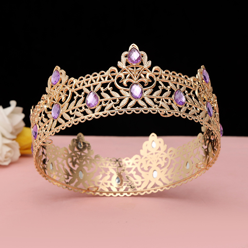 Ethnic Fashion Imports - Tiara redonda para casamento, tiara para