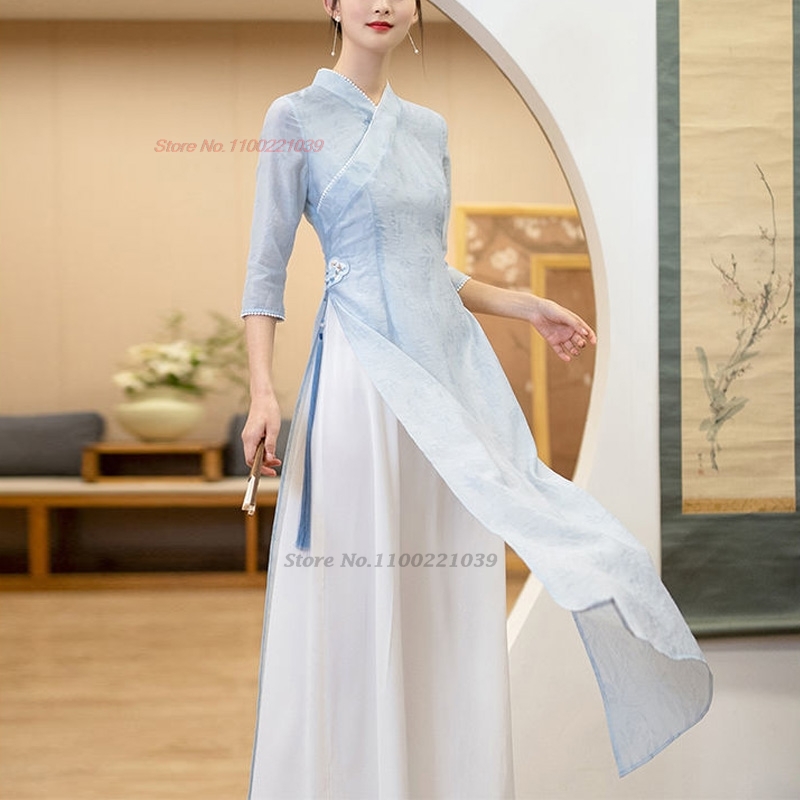 Ao Dai Vietnam Dress - Vestido tradicional vietnamita ao dai 2026