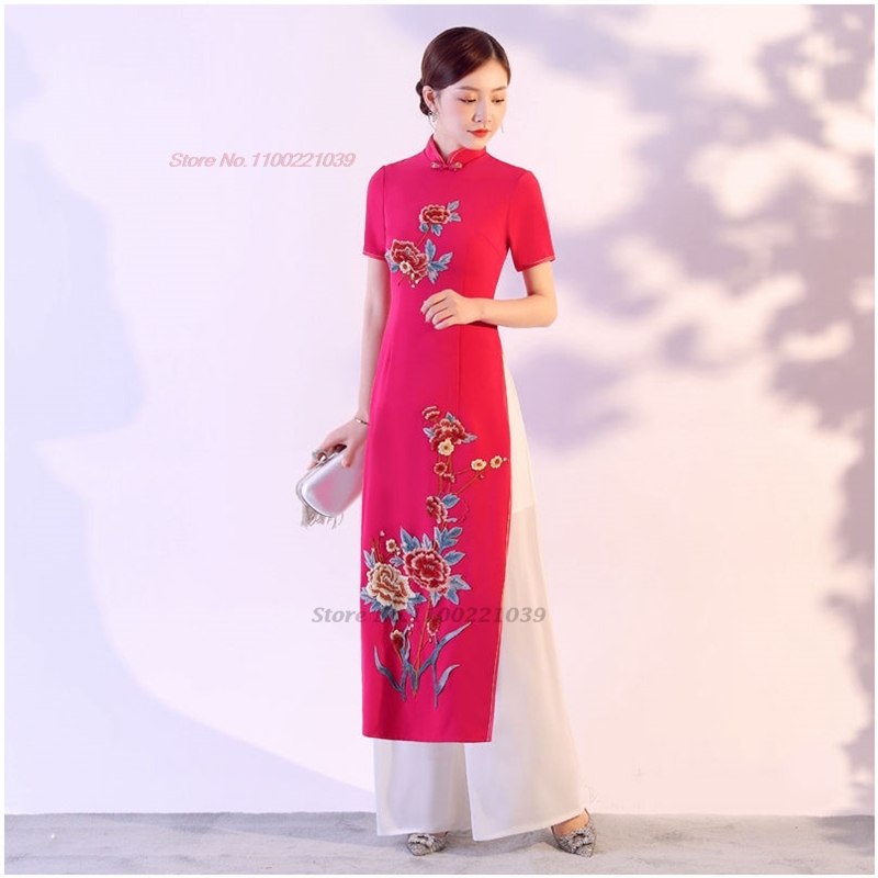 Conjunto Tradicional Vietnamit - Ao Dai Vietnam Dress avaliação e preço