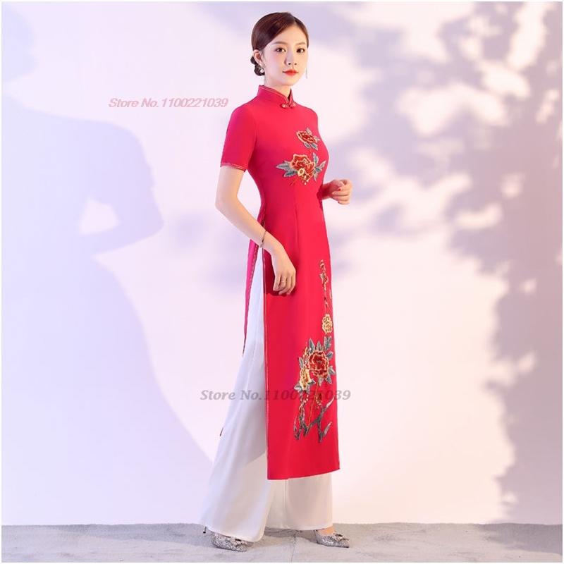 Conjunto Tradicional Vietnamit - Ao Dai Vietnam Dress avaliação e preço