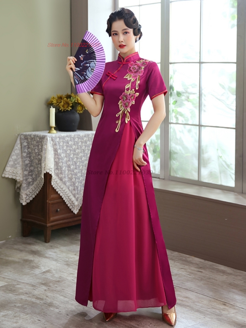 2026 vietnã vestido tradiciona - Ao Dai Vietnam Dress avaliação e preço