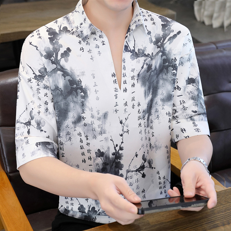 Camiseta Masculina de Seda Gel - Urban Ethnic Fashion avaliação e preço