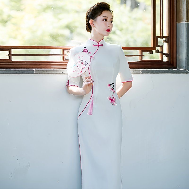 Mulher aodai vietnã vestido de - Ao Dai Vietnam Dress avaliação e preço