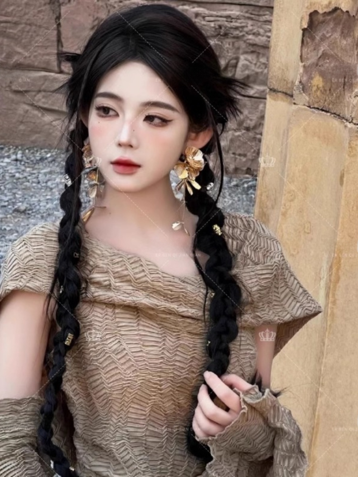 Vestido Longo com Tema Desérti - Ethnic Fashion Clothing avaliação e preço