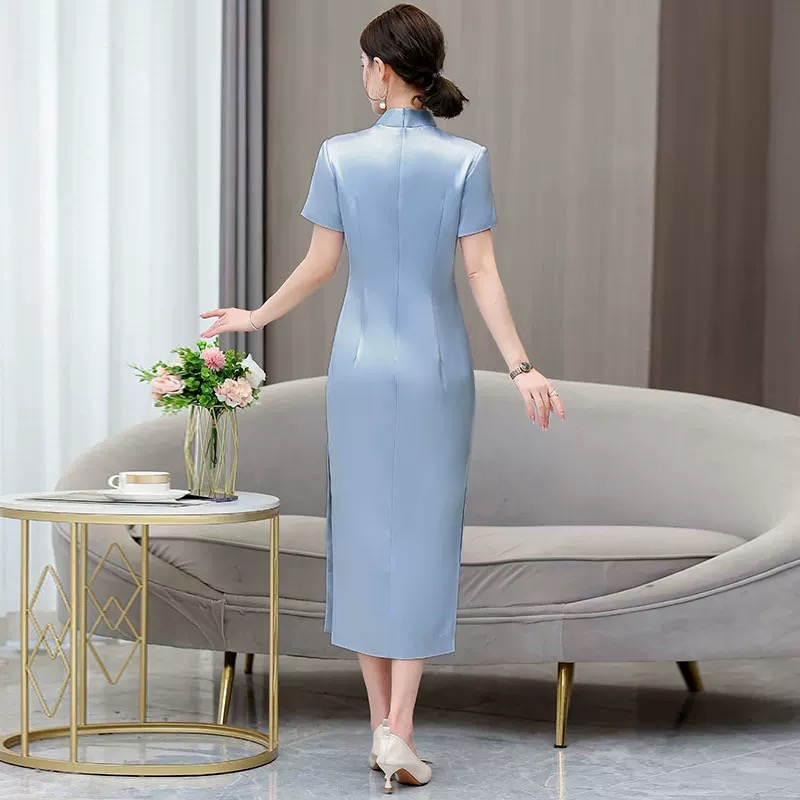 Feminino estilo étnico aodai c - Ao Dai Vietnam Dress avaliação e preço