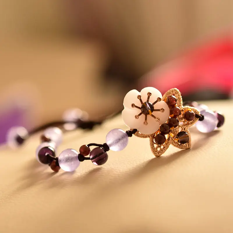 Pulseira de Cristal Chinesa Mo - Ethnic Fashion For Ladies avaliação e preço