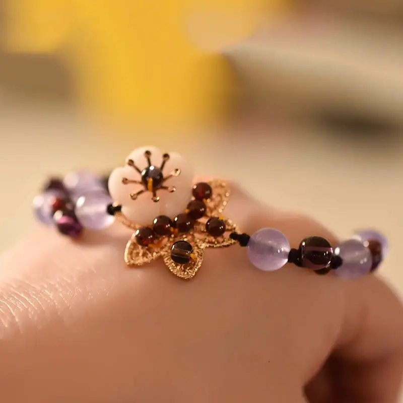 Pulseira de Cristal Chinesa Mo - Ethnic Fashion For Ladies avaliação e preço