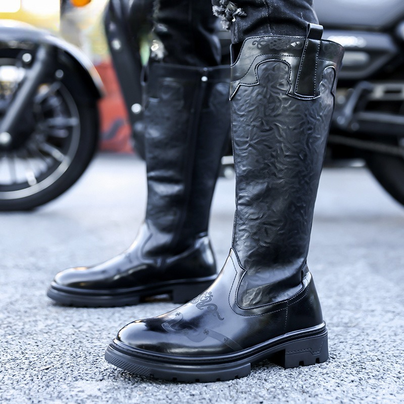 Botas masculinas de cano médio - Ethnic Fashion In avaliação e preço