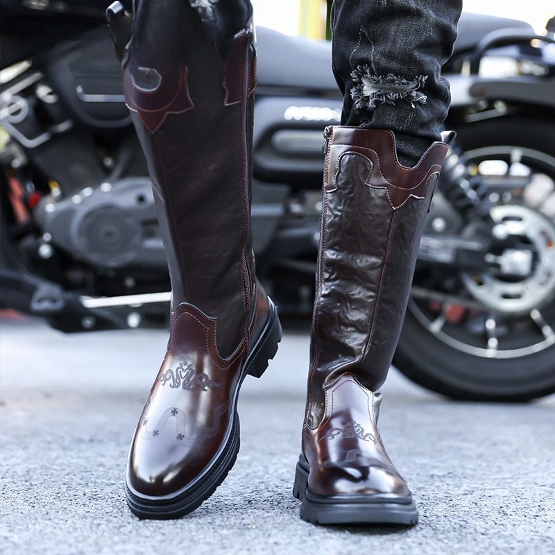 Botas masculinas de cano médio - Ethnic Fashion In avaliação e preço
