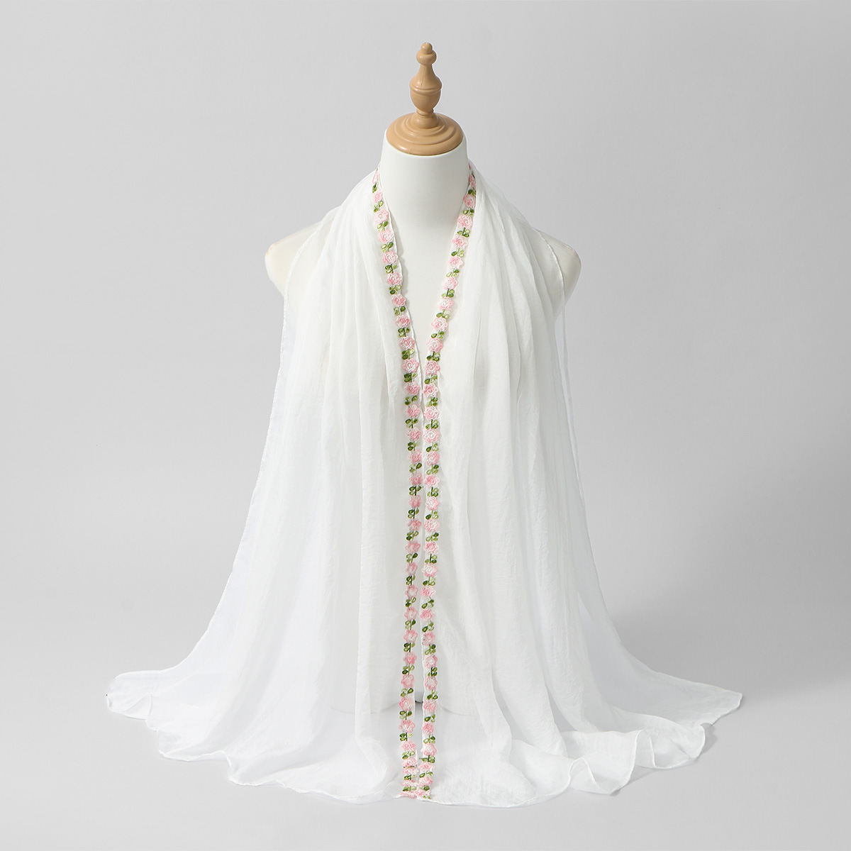 Novo Lenço Longo de Chiffon co - Ethnic Fashion For Ladies avaliação e preço