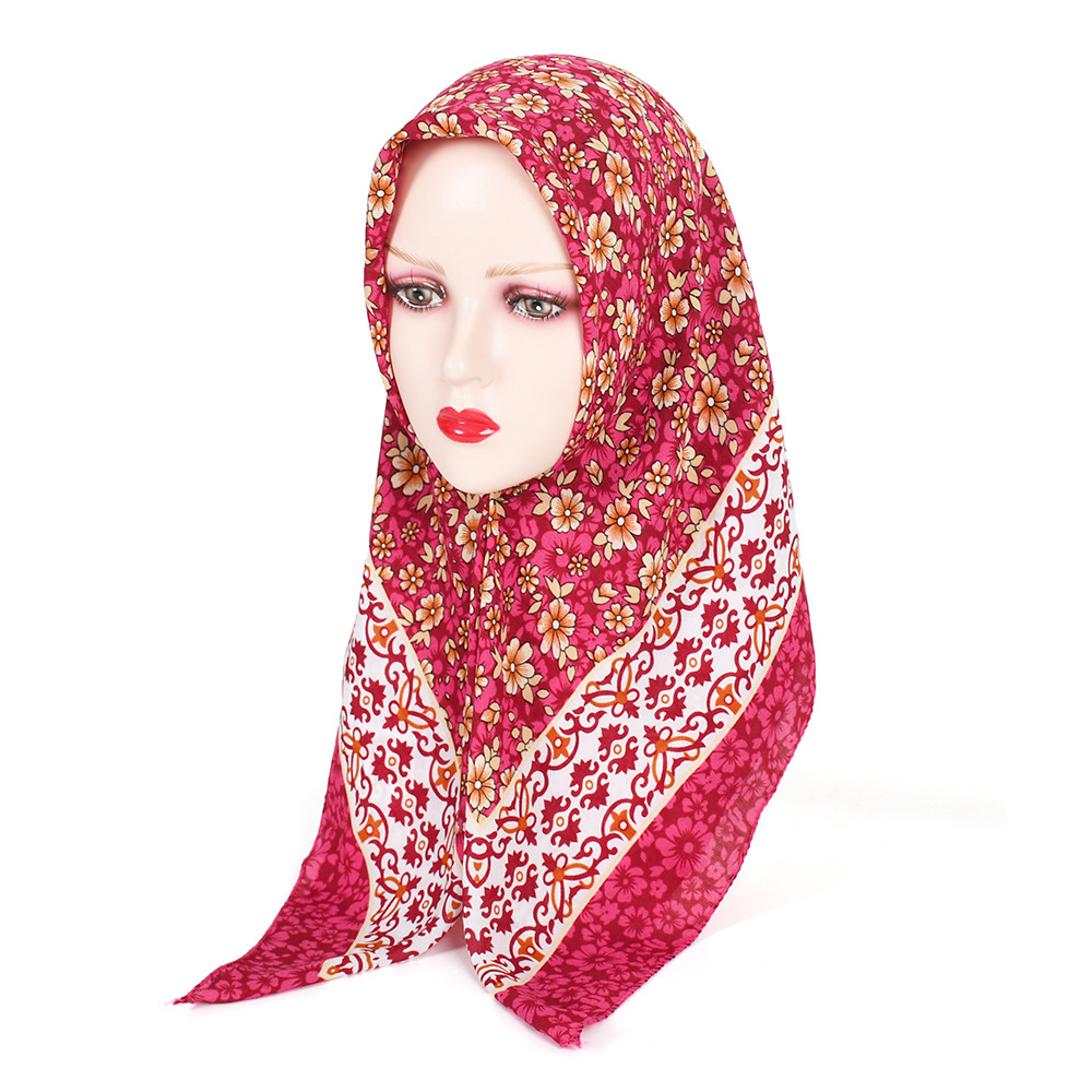 Bandana quadrada com estampa f - Ethnic Fashion For Ladies avaliação e preço