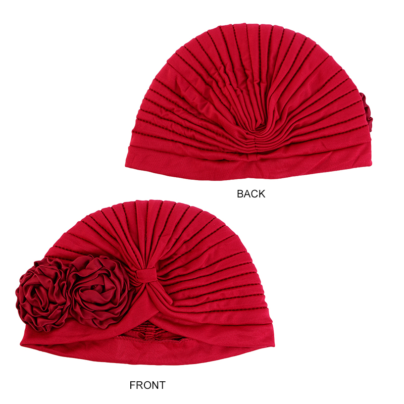 Moda muçulmana flor hijab turb - Ethnic Fashion For Ladies avaliação e preço