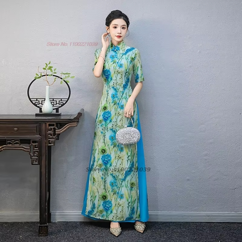 2026 vietnã aodai vestido naci - Ao Dai Vietnam Dress avaliação e preço