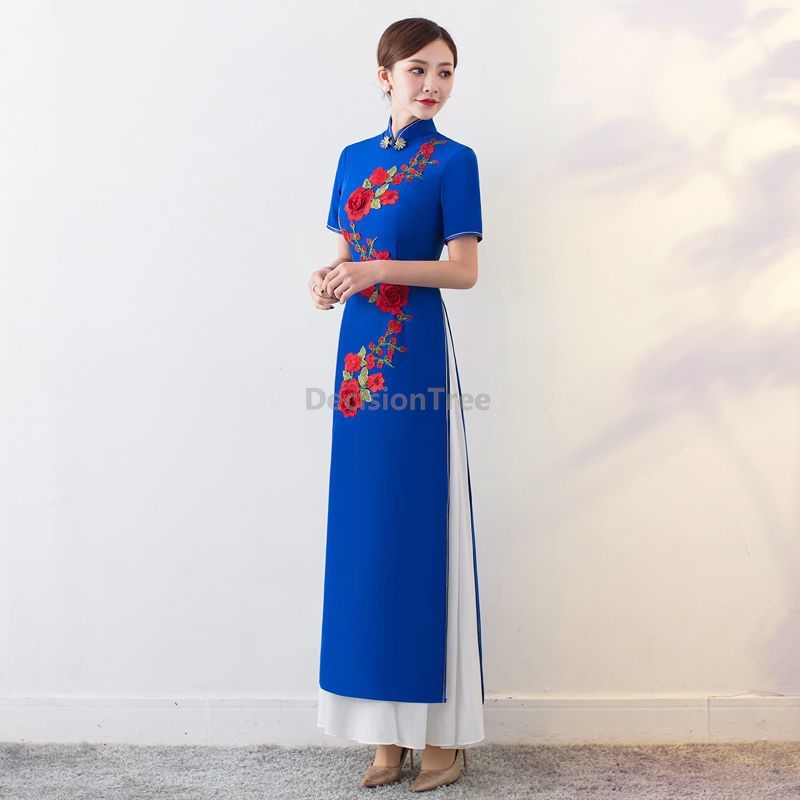 2026 Vietnã Aodai vintage, che - Ao Dai Vietnam Dress avaliação e preço