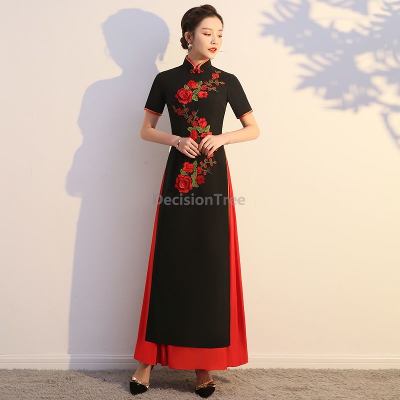 2026 Vietnã Aodai vintage, che - Ao Dai Vietnam Dress avaliação e preço