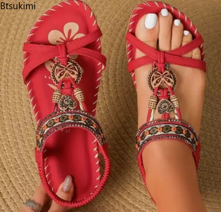 Sandálias Boêmias Femininas pa - Ethnic Fashion For Ladies avaliação e preço