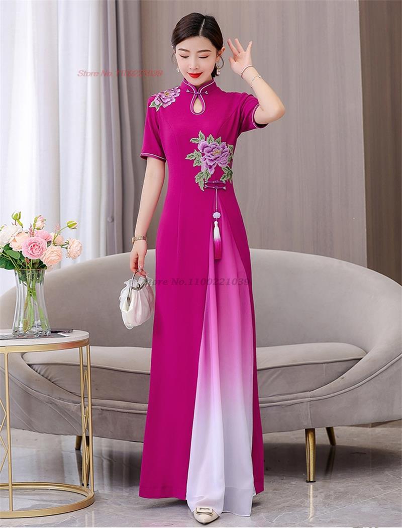 Vestido Tradicional Vietnamita - Ao Dai Vietnam Dress avaliação e preço