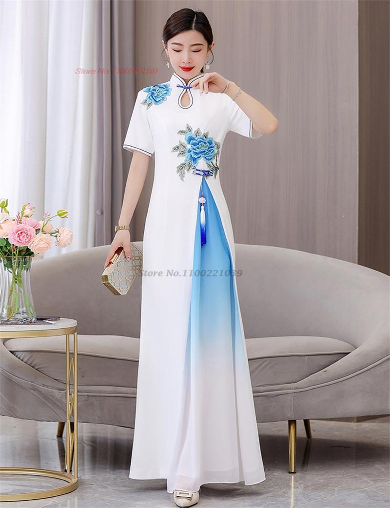 Vestido Tradicional Vietnamita - Ao Dai Vietnam Dress avaliação e preço